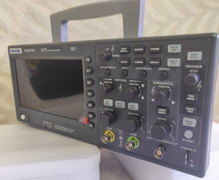 Осциллограф Hantek DSO-2D10 100 MHz 1GS\s (25GS\s) Новый!