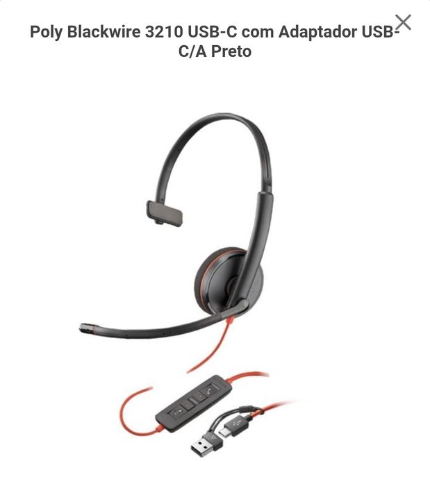 Auricular poly Plantronics c3210 novo