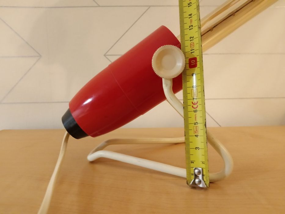 Lampka,  z czasów PRL w stylu SPACE AGE, POLAM model S 03