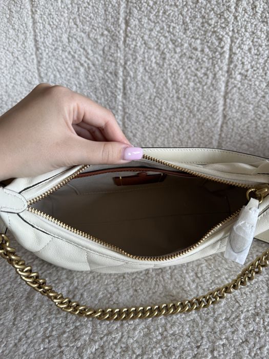 Сумка Coach Juliet Shoulder чорна/молочна