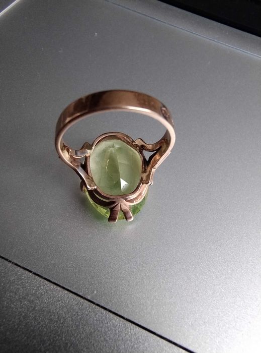 Pierścionek Rosja 14K, 6g