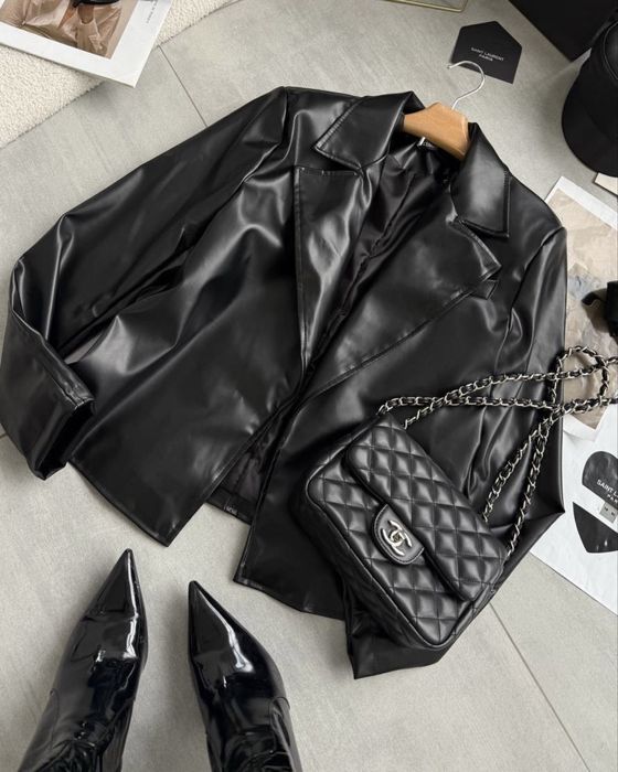 Шкіряний жіночий тренч/ жіночий тренч/ тренч на весну