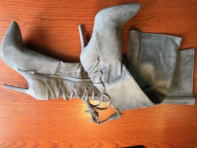 kozaczki zamszowe nowe piękne wiązanie