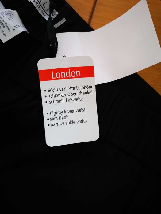 Adelina by Scheiter czarne spodnie nowe model London r. 46