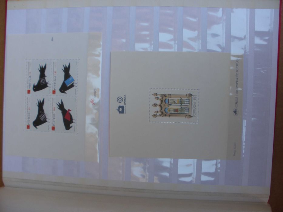 Bloco de selos, novos