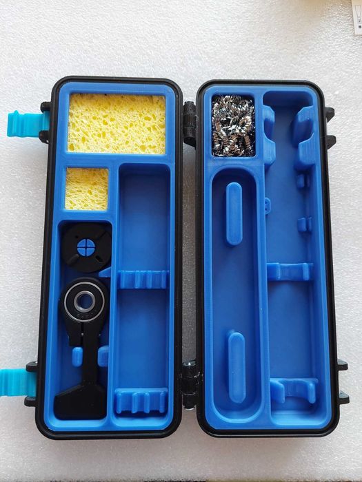 Кейс футляр для паяльника TS101 с подставкой из потшипника 608