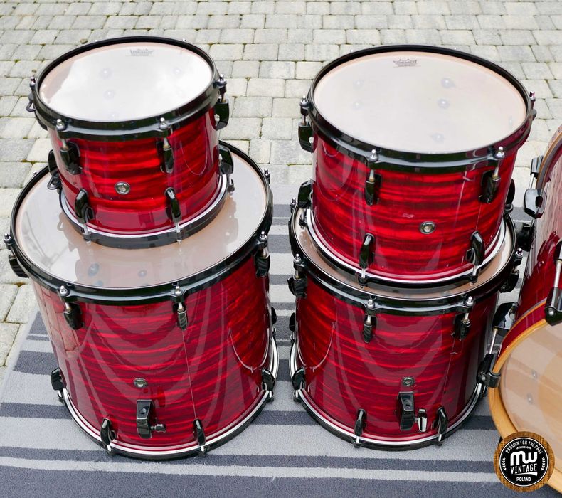 ‼️ Perkusja Pearl Masters Retrospec MSX 22”, 10", 12", 14", 16” Red Onyx ‼️