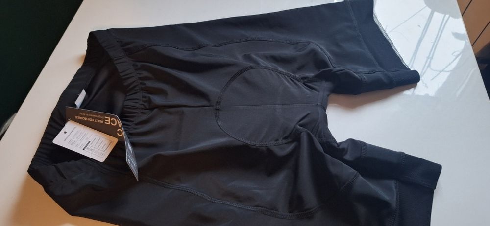 Nowe męskie spodenki kolarskie 3xl czarne