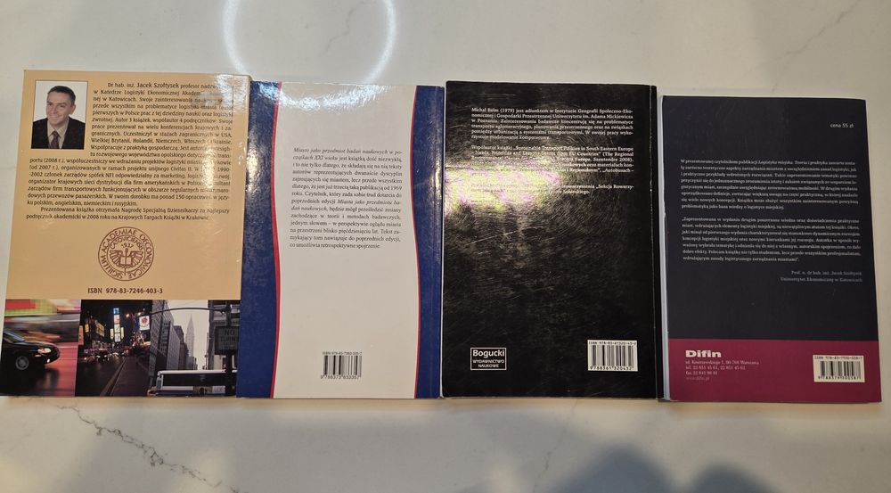 Logistyka miejska suburbanizacja  4 książki