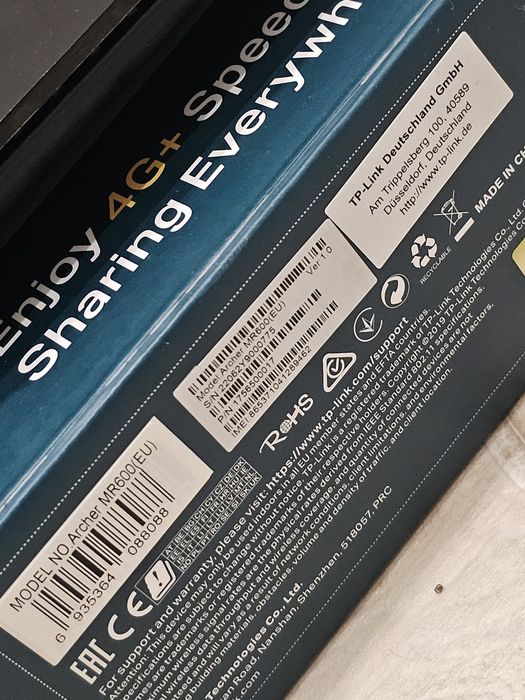 Wi-Fi router Tp Link MR600 AC1200 4G LTE