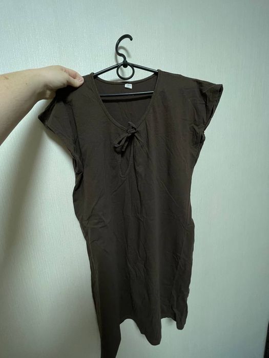 Комплект для вагітних в пологовий (сорочка для годування та халат)