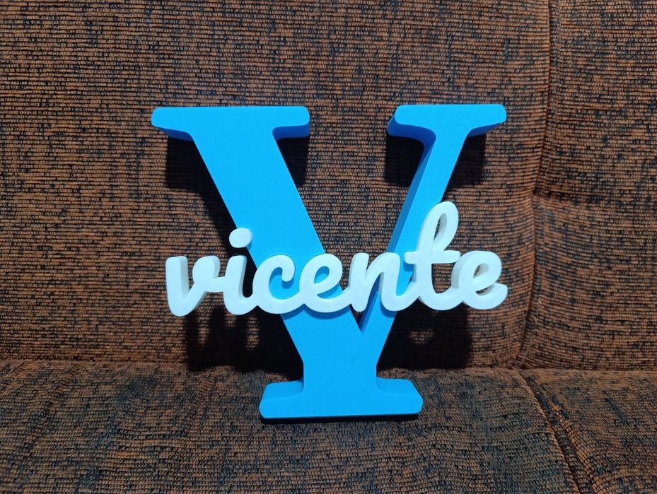 Nomes personalizados 3d