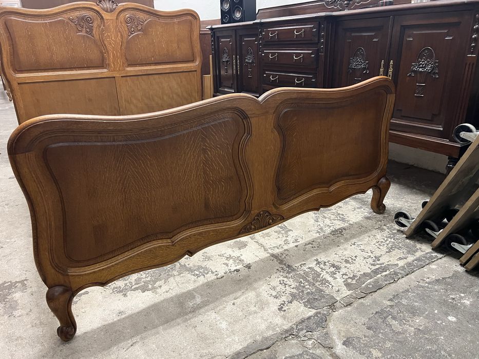 Drewniane łóżko ludwikowskie/Raty