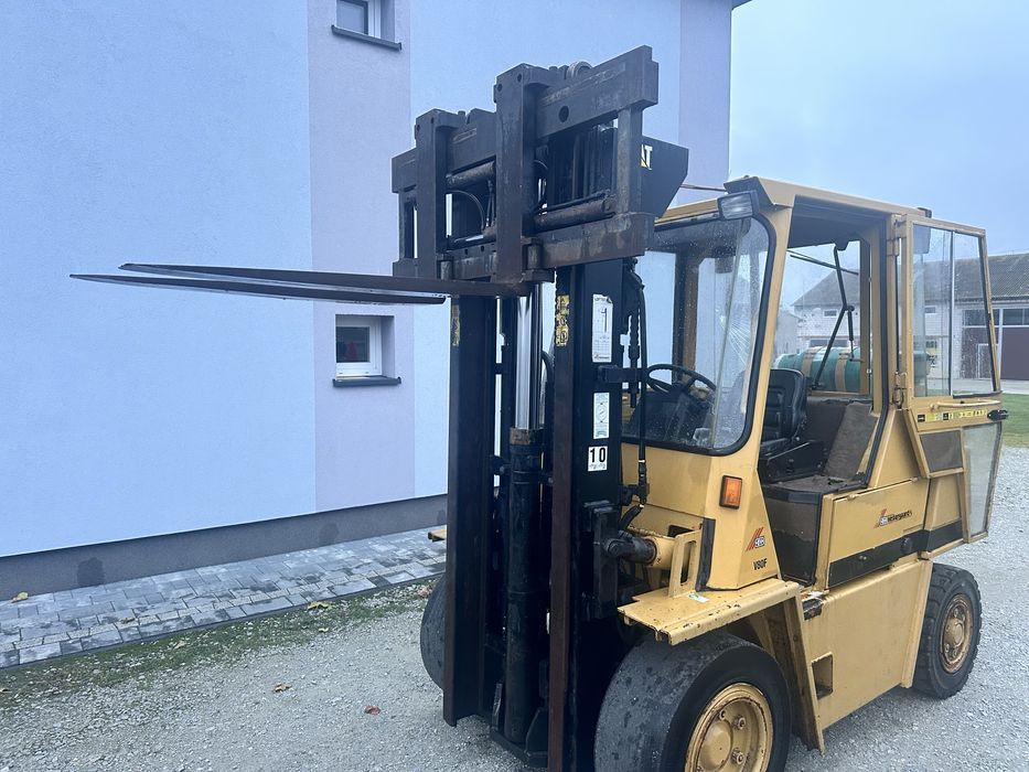 Wózek widłowy CAT 4t 4,2m lpg automat triplex przesuw wolny skok orgin