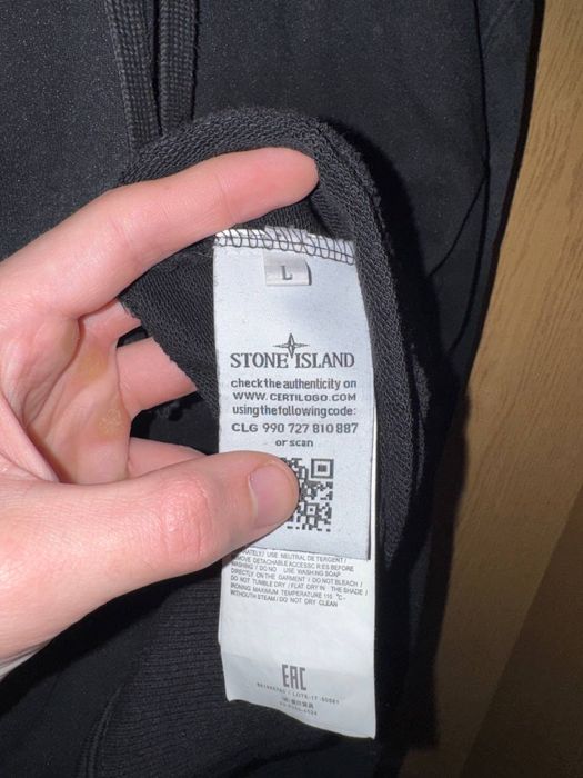 Stone Islan sweatshirt black