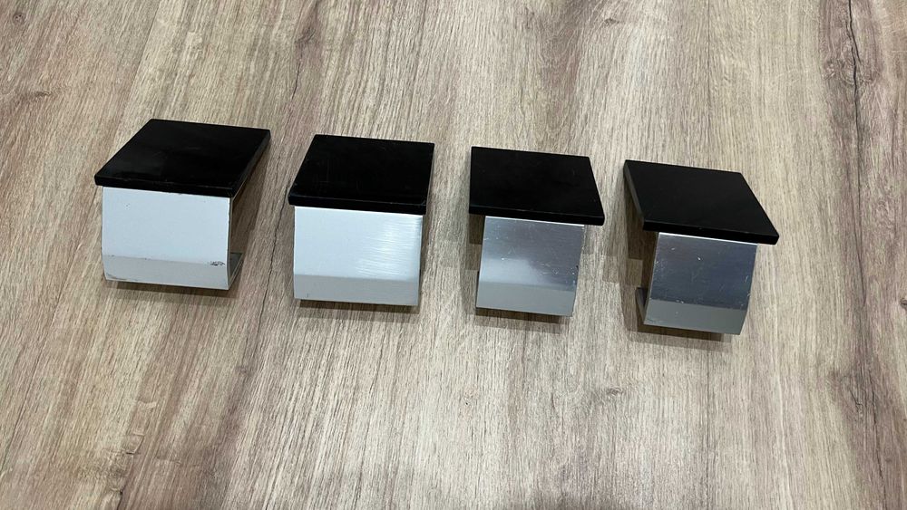 2 pares Puxadores Alumínio