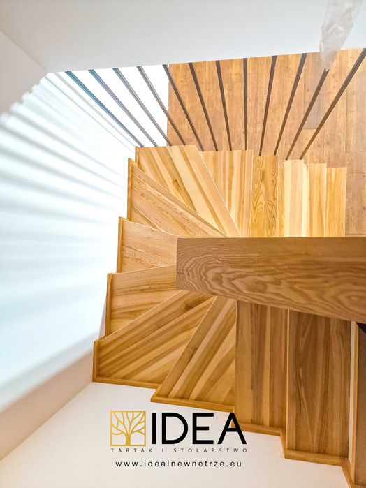 SCHODY drewniane, BALUSTRADA AŻUROWA, projekt, montaż, PRODUCENT