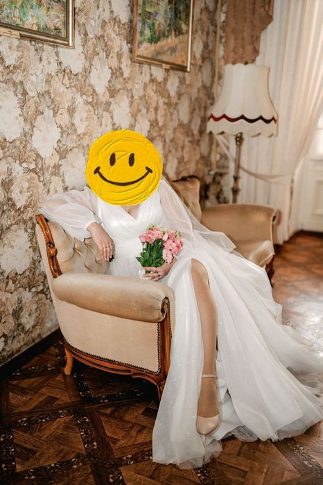 Весільна сукня фатінова