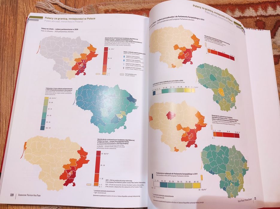 Geograficzno polityczny atlas Polski 2022 - Marcin Wojciech Solarz