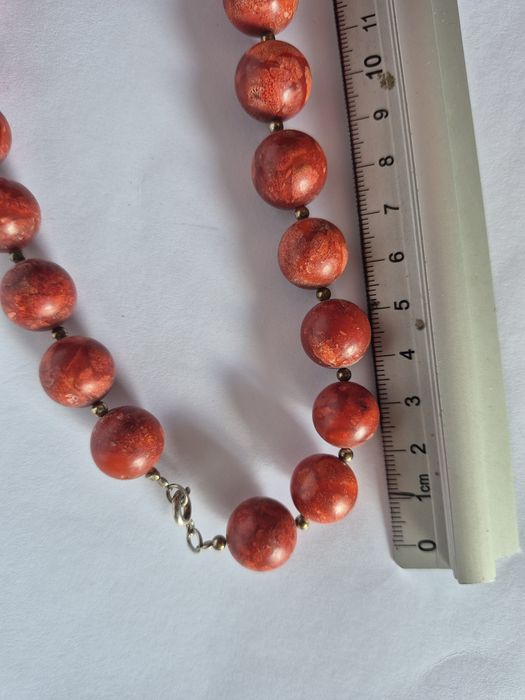 Koral naszyjnik srebro  925  bransoletka zestaw srebro 925