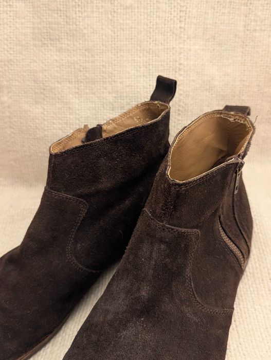 Sztyblety, buty zamszowe męskie TOPMAN