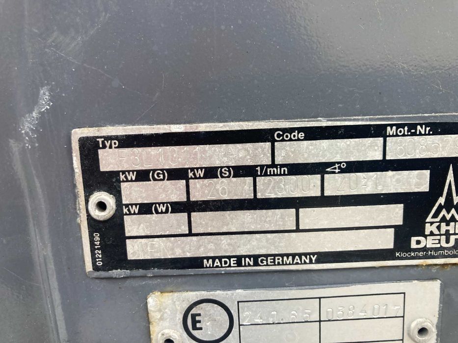 silnik deutz F3L, turbo, pompa