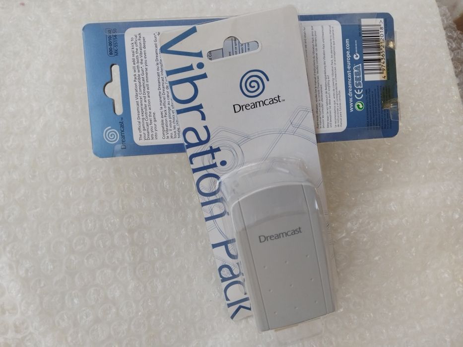Sega Dreamcast Vibration Pack Novo Original Vibração Rumble