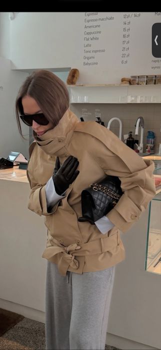 Тренч Zara оверсайз