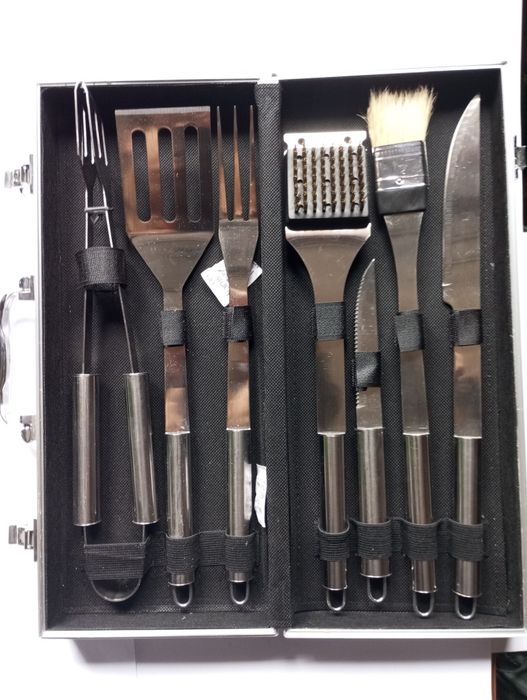 Zestaw do grilla stal nierdzewna