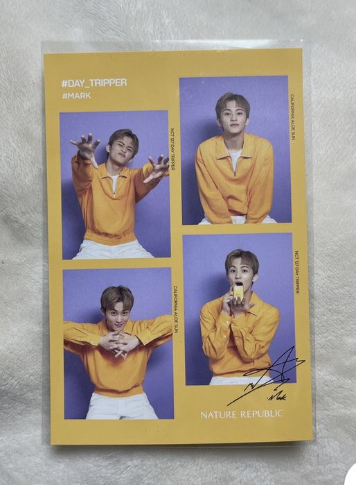NCT127 NCT 127 Mark Nature Republic 4 zdjecia kpop