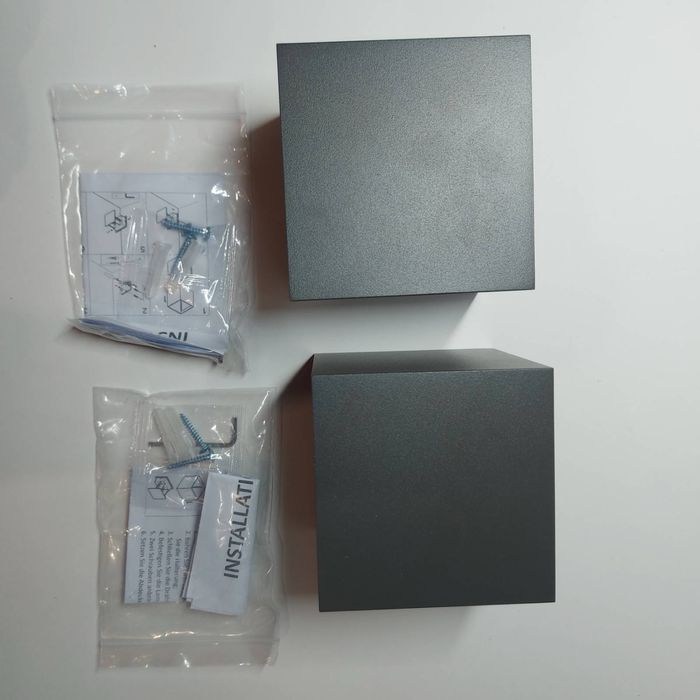 LED настінні світильники Klighten IP65, 12W, комплект 4 шт, нові