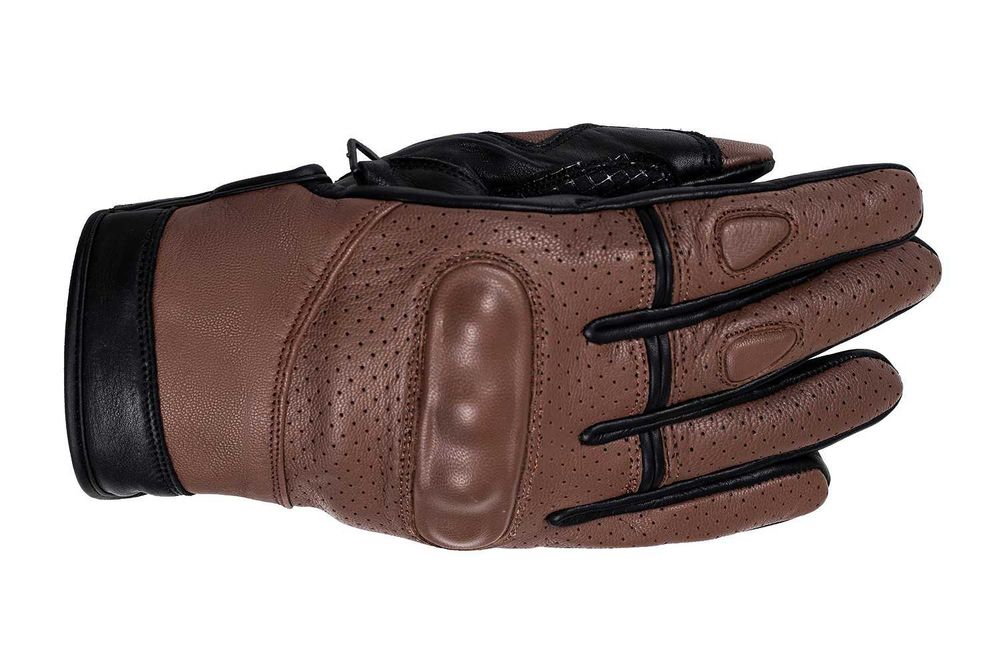 Rękawice motocyklowe SCRAMBLER cafe racer cruiser BROWN