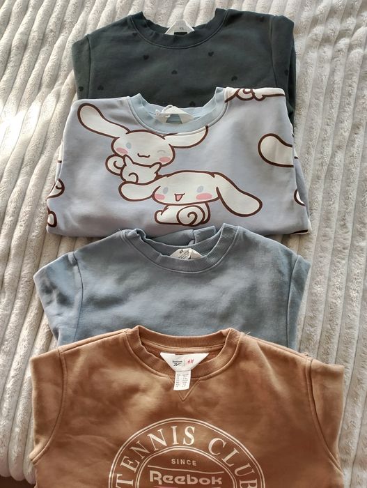 H&M 4 bluzy rozm 122/128