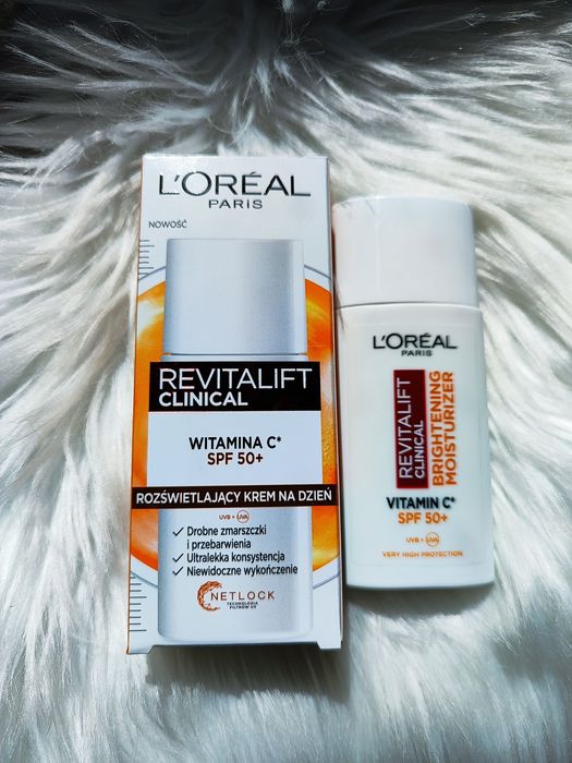 Krem z filtrem L'Oreal Revitalift Clinical SPF50 z witaminą C