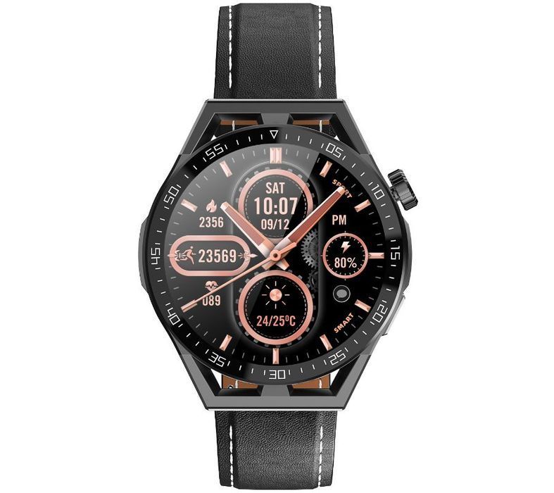 Smartwatch  Rubicon RNCE88-1 Czarny- Czarny Pasek Silikonowy