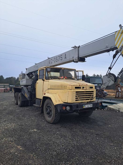 Послуги автокрана Краз телескоп