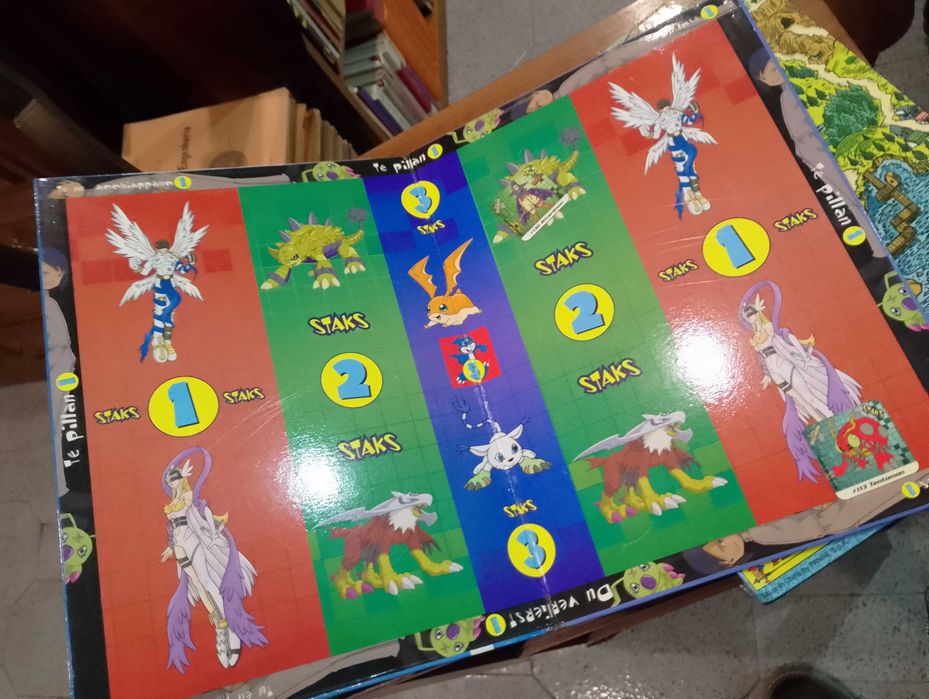 Pokémon - Yu-Gi-Oh! Digimon 3 Tabuleiros Panini