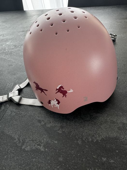 Kask jeździecki dla dziewczynki S