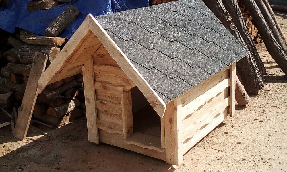 Buda dla psa Owczarek Niemiecki Duża 110x 90 cm Ocieplana Solidna