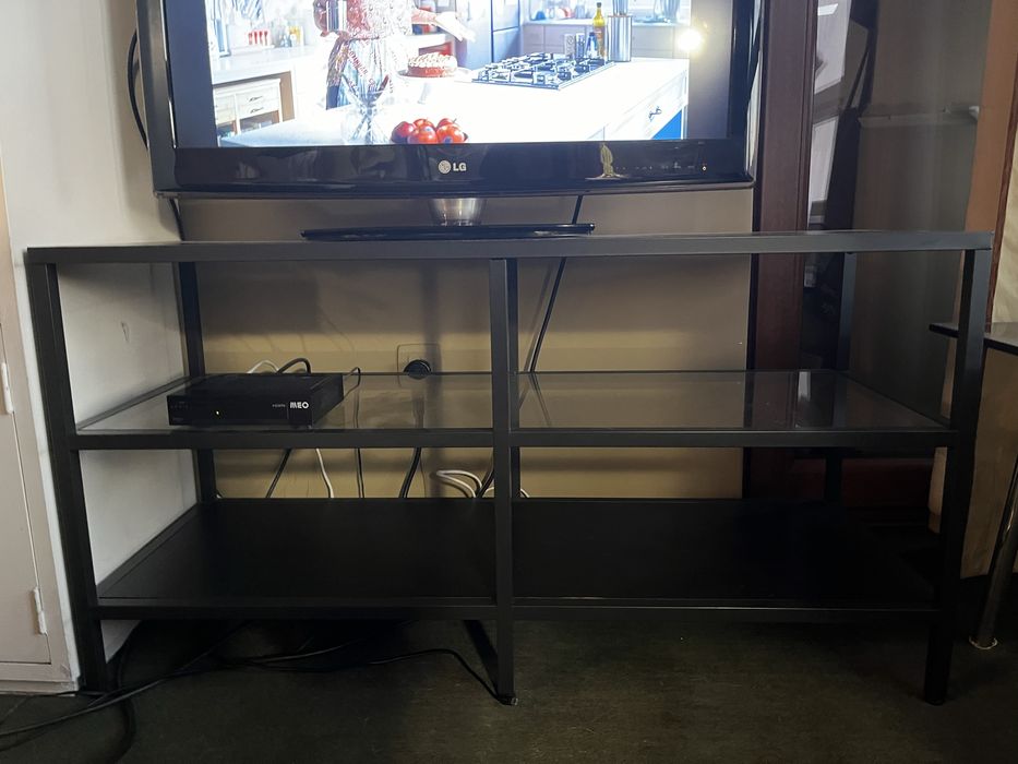 Aparador preto TV movel ikea