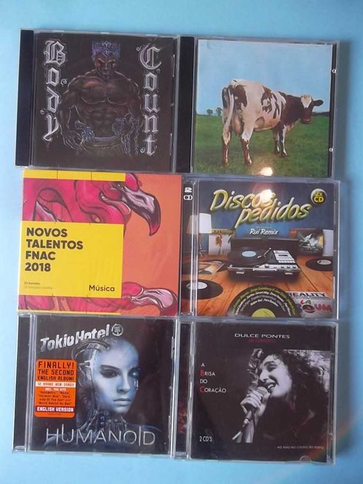 Vários lotes de CDs como NOVOS, ver fotos, música pop/rock/outros.
