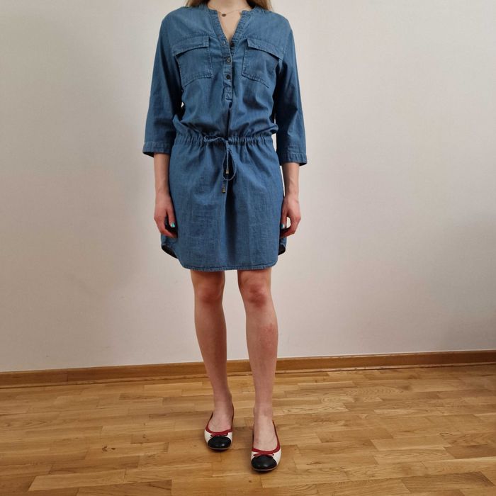 Codzienna sukienka jeansowa