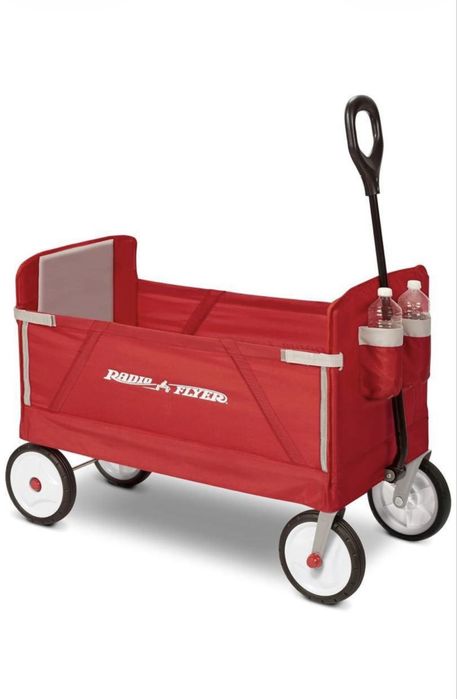 Транспортний дитячий візок Radio Flyer, для двох дітей, з 1.5 року, вантажність до 70 кгскладана