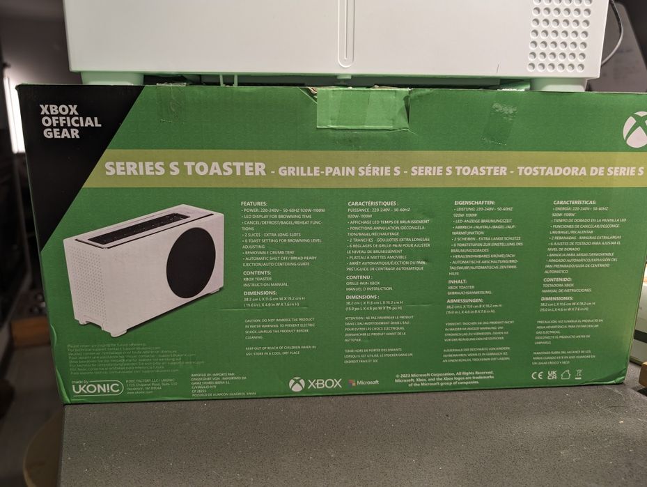 Torradeira XBox Series S