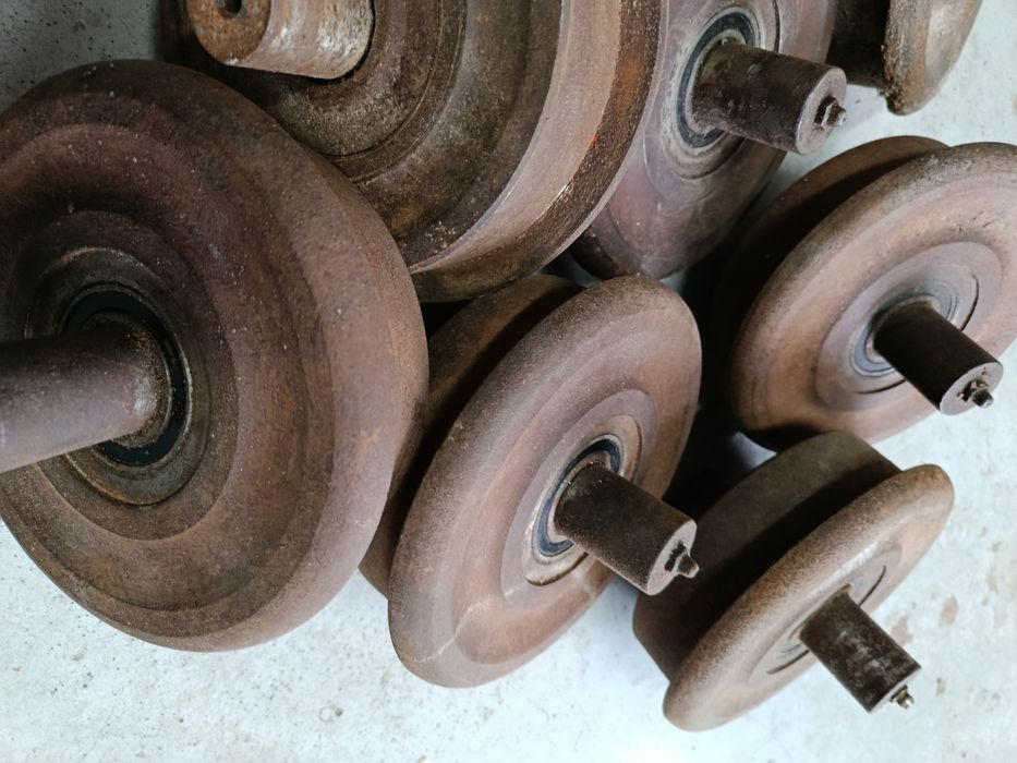 Rolki metalowe na łożyskach