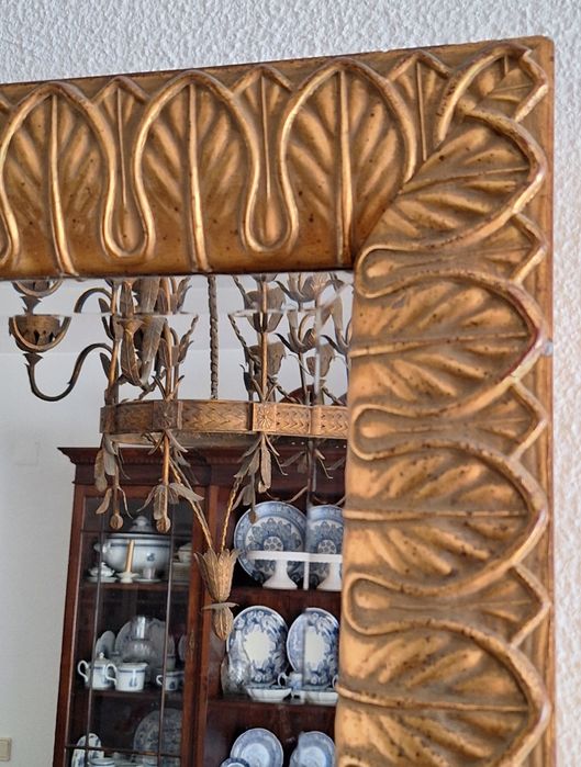 Espelho dourado grande