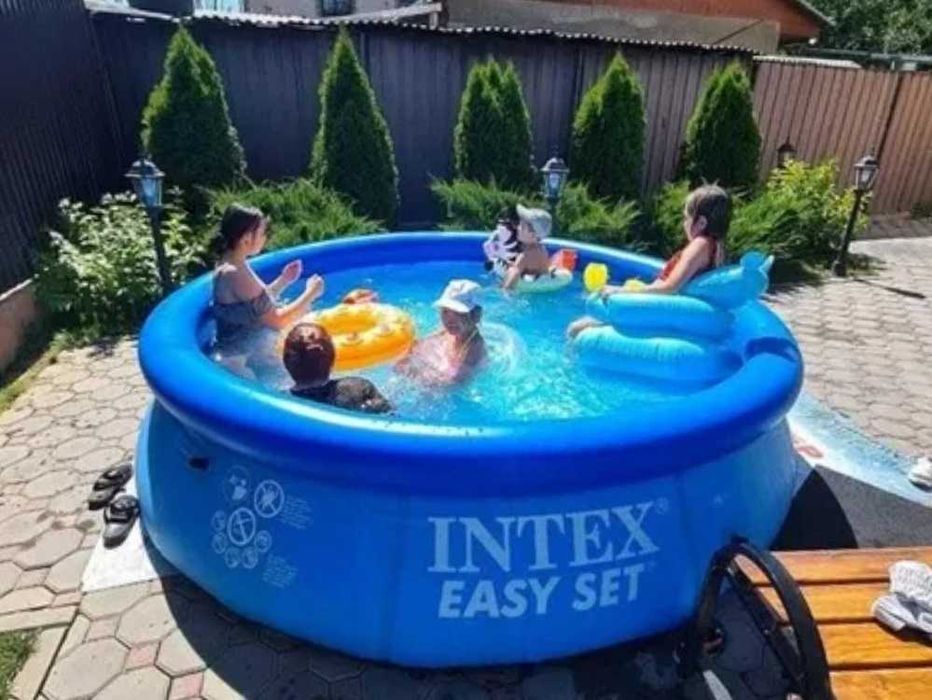 Басейн дитячий надувний наливний Intex 244x76см Різні розміри Нові