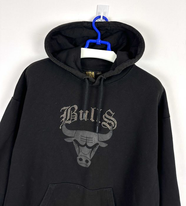 Bluza męska NBA Chicago BULLS boxy hoodie kaptur r. L
