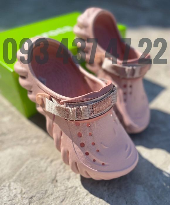Крокси Сабо Унісекс Crocs Crocs Хіт Сезону Crocs ECHO Clog White