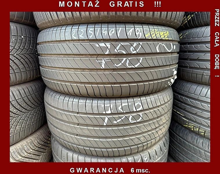 225/40/18 Michelin Primacy 4_6mm_2szt_(758)